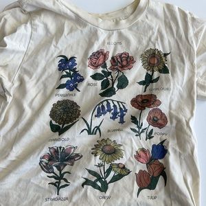 URBAN OUTFITTERS FLOWERS SHIRT